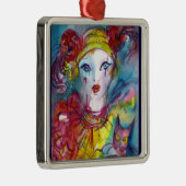 猫のピアス/ベネチアン仮面 メタルオーナメント (右)