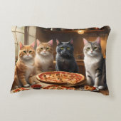 猫のピザナイト アクセントクッション (裏面)
