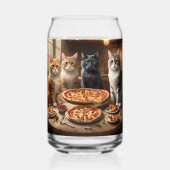 猫のピザパーティーの夜, ガラス缶 (正面)
