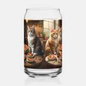 猫のピザパーティーの夜, ガラス缶 (左)