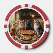 猫のピザパーティーの夜, ポーカーチップ (正面)