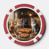 猫のピザパーティーの夜, ポーカーチップ (裏面)