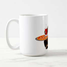 猫のピザマグカップ 喫茶ギフト コーヒーマグカップ