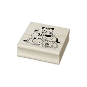 猫のピラミッド ラバースタンプ (スタンプ)