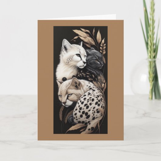 猫のフィネス#1 カード (正面)