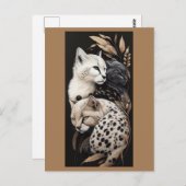 猫のフィネス#1 ポストカード (正面/裏面)