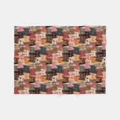 猫のフリースブランケット フリースブランケット (正面(横))