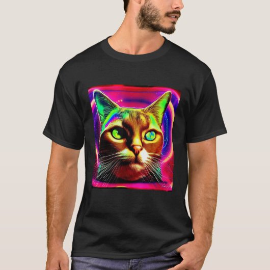 猫のフレーズ 皮肉な言葉 1 Tシャツ (正面)