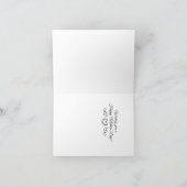 猫のフローラカスタムマザーズのデイカード サンキューカード (内部)