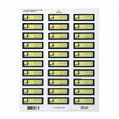 猫のブローチ ラベル (フルシート)