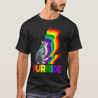 猫のプライド 猫虹色 猫 子猫 4 Tシャツ