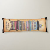 猫のプリンセスおよびエンドウ豆の枕 ボディピロー (裏面)