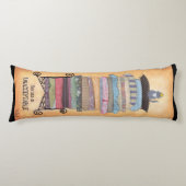 猫のプリンセスおよびエンドウ豆の枕 ボディピロー (正面)