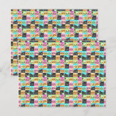 猫のプレゼント | かわいいねこ柄 ポストカード (正面/裏面)