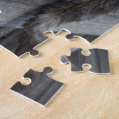 猫のペット写真 ファミリーナイト 楽しいカスタムギフト ジグソーパズル (側面)