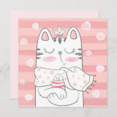 猫のホリデーカード シーズンカード (正面/裏面)