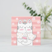 猫のホリデーカード シーズンカード (スタンド正面)