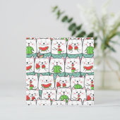 猫のホリデーカード シーズンカード (スタンド正面)