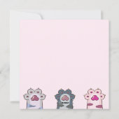 猫のホリデーカード シーズンカード (裏面)