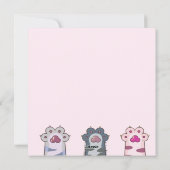 猫のホリデーカード シーズンカード (裏面)