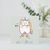 猫のホリデーカード シーズンカード (スタンド正面)