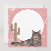 猫のホリデーカード シーズンカード (裏面)