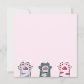 猫のホリデーカード シーズンカード (裏面)