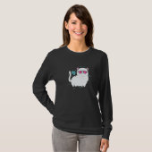 猫のホロスコープ 乙女座 Tシャツ (正面フル)