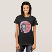 猫のボディランゲージ・デコーダー ユニセックスTシャツ Tシャツ (正面フル)