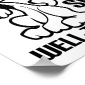 猫のポスタおもしろいー ポスター (角)