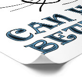 猫のポスターおもしろいサイン ポスター (角)