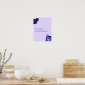 猫のポスターを丁寧に撮る ポスター (キッチン)