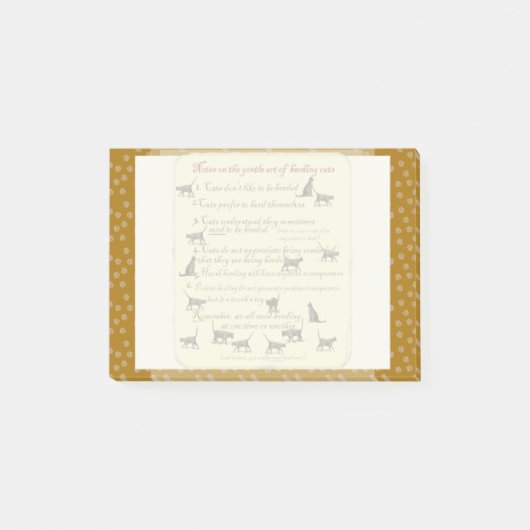 猫のポスト・イットを集めることの穏やかな芸術 ポストイット (正面)