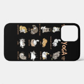 猫のポーズで考え方を考え込む Case-Mate iPhoneケース (裏面 (横))