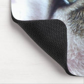 猫のポートレートのマウスパッド マウスパッド (コーナー)