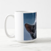 猫のポートレート コーヒーマグカップ (左)