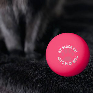 猫のポープリントレッツ遊ペットネームPingポンボール 卓球ボール