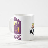 猫のマグのために熱狂する コーヒーマグカップ (正面左)