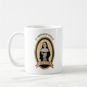 猫のマグの守護聖人 コーヒーマグカップ (左)