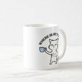 猫のマグカップ コーヒーマグカップ (正面右)