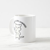 猫のマグカップ コーヒーマグカップ (正面左)