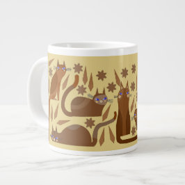 猫のマグカップ ジャンボコーヒーマグカップ
