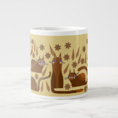 猫のマグカップ ジャンボコーヒーマグカップ (正面)