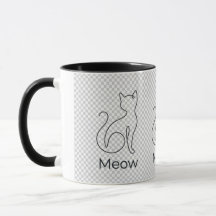 猫のマグカップ