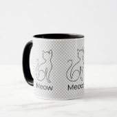 猫のマグカップ マグカップ (正面左)