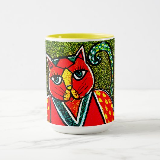 猫のマグ私はO.C.D. Obsessive Catの無秩序を有します マグカップ (中央)