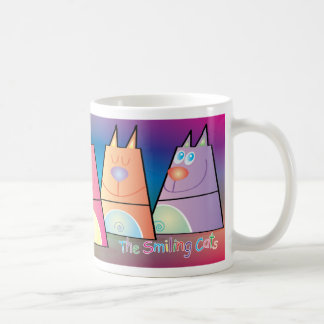 猫のマグ-微笑猫 コーヒーマグカップ