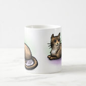 猫のマグ-虎猫 コーヒーマグカップ (中央)