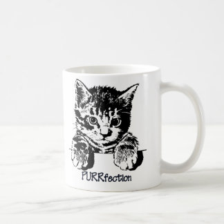 猫のマグPurrfection コーヒーマグカップ