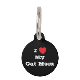 猫のママが大好きです ペット ネームタグ